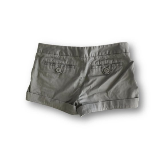 Stylish Talula Button Short Shorts - Size 4, Grey - Picture 3 of 3